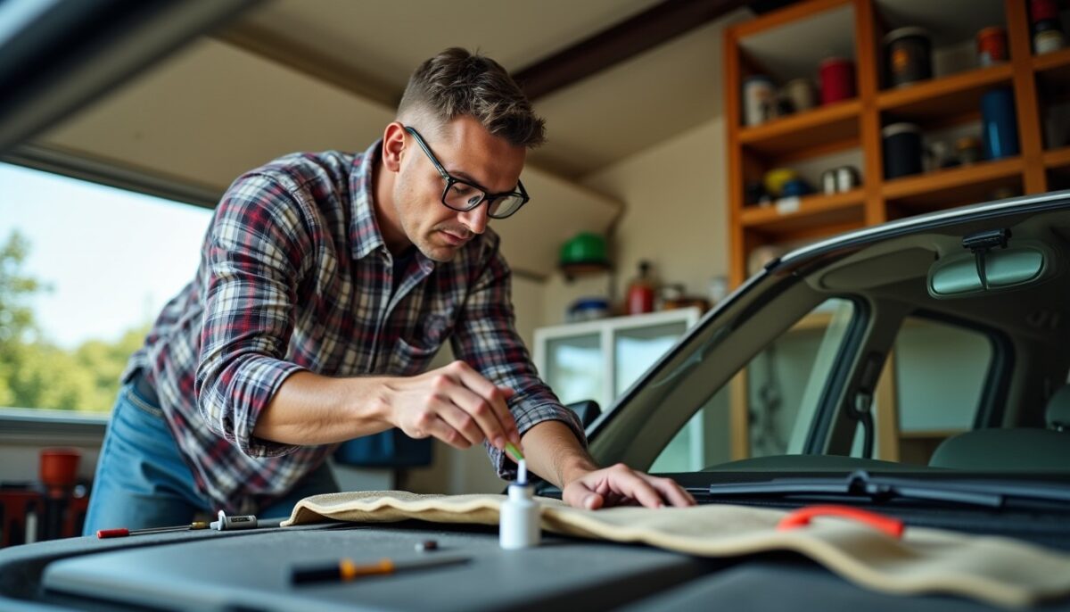 Guide pratique pour recoller facilement soi-même le ciel de toit de sa voiture